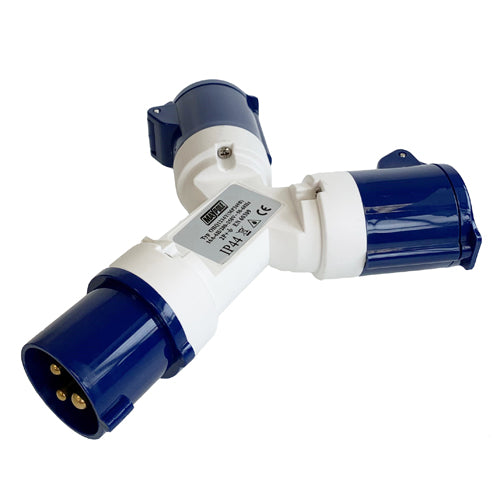 Maypole Caravan 230V 2 Way Hook-Up Splitter