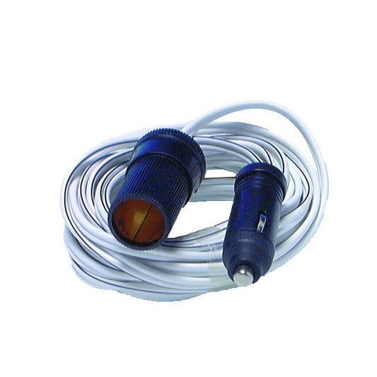 W4 Cigar Plug/Socket Extension Lead - 5 metres