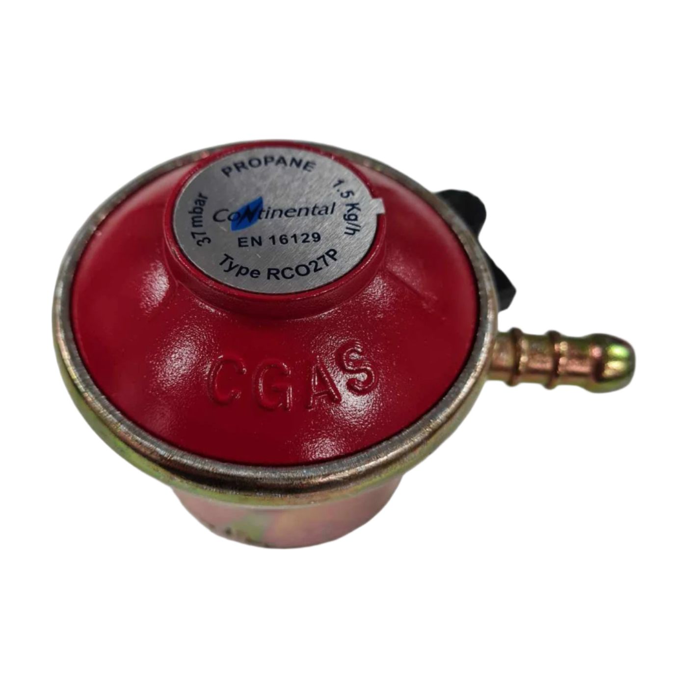 Continental Products 27mm Clip On Patio Propane Regulator - 37mbar