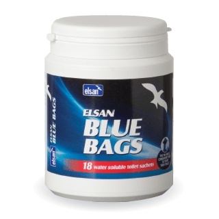 Elsan Blue Bags - Water Soluble Toilet Sachets (18)