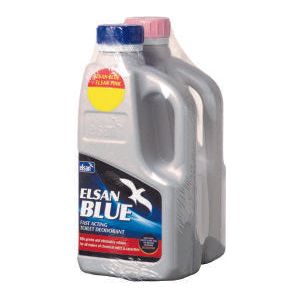 Elsan Twin Pack Toilet Chemicals - Blue & Pink 1L - Available in store only