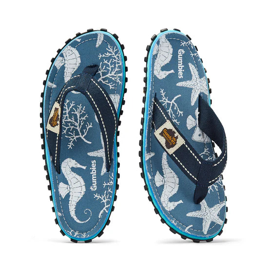 Gumbies Islander Flip-Flops - Seahorse
