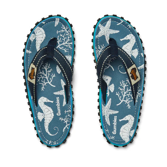 Gumbies Islander Flip-Flops - Seahorse
