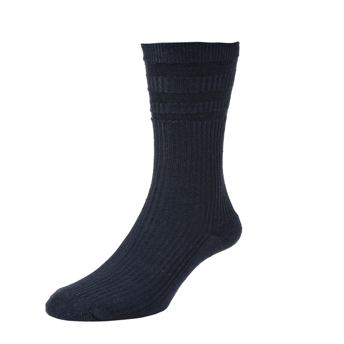 HJ Hall HJ92 Cushion Sole Wool Softop 6-11 - Dark Navy