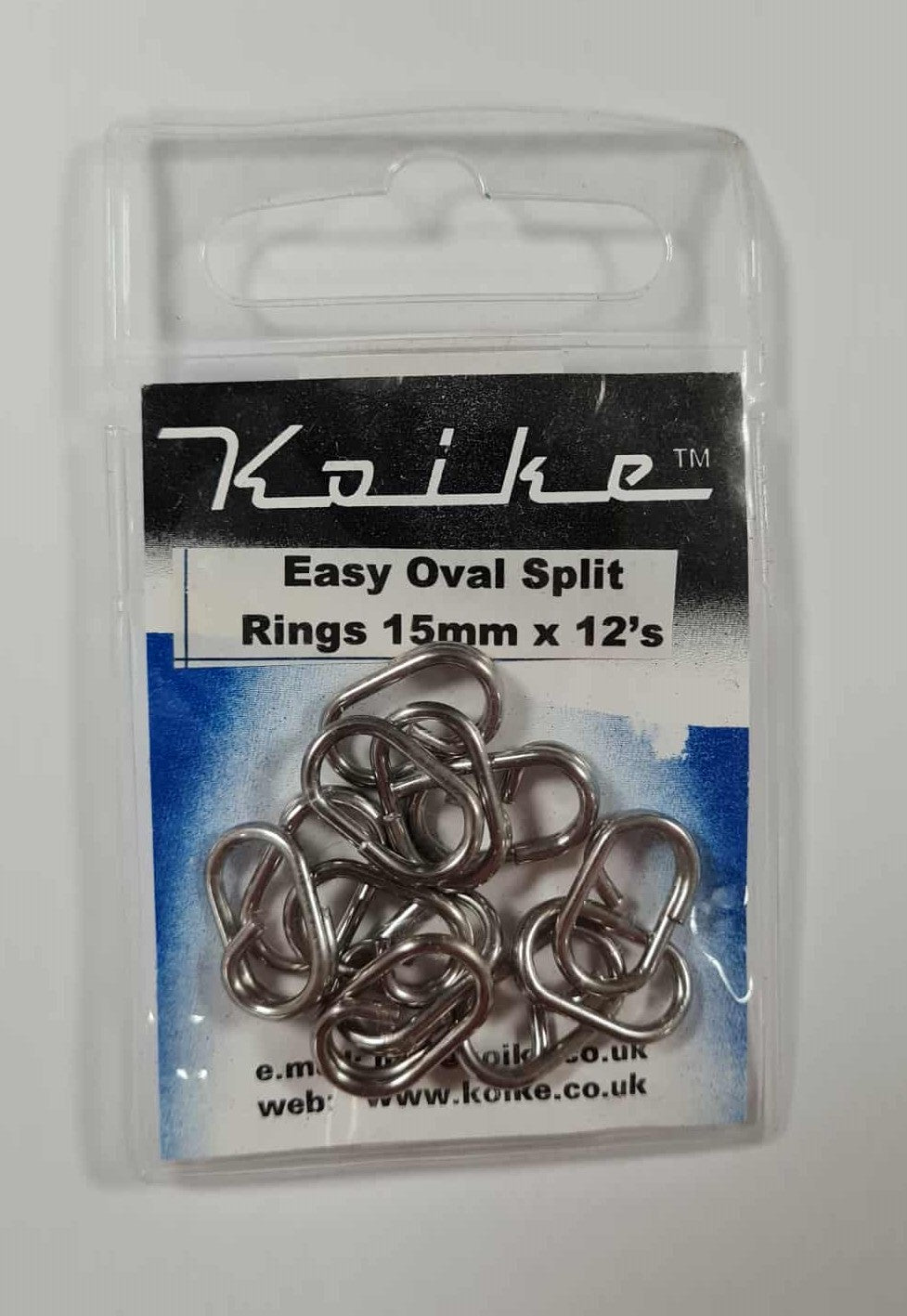 Koike Oval Split Rings Stainless Steel