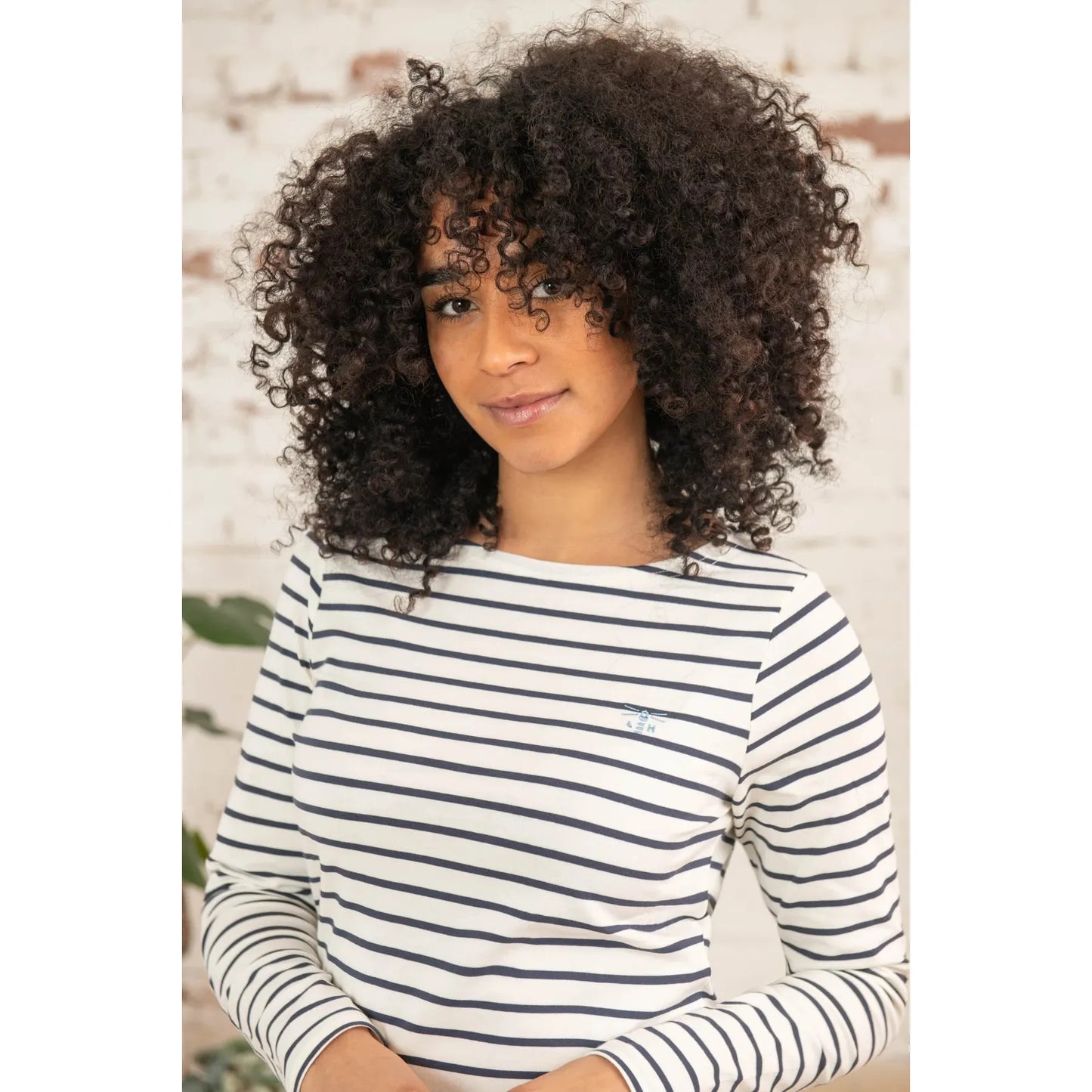 Lighthouse Ladies Causeway Breton Top - Cloud/Midnight