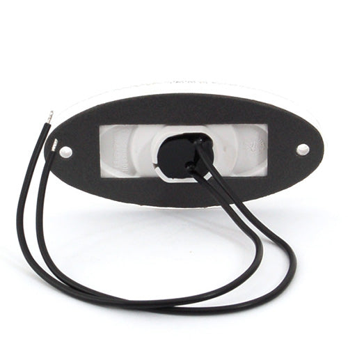 Maypole 12V/24V Slim Line Oval LED Clear Front Marker Lamp
