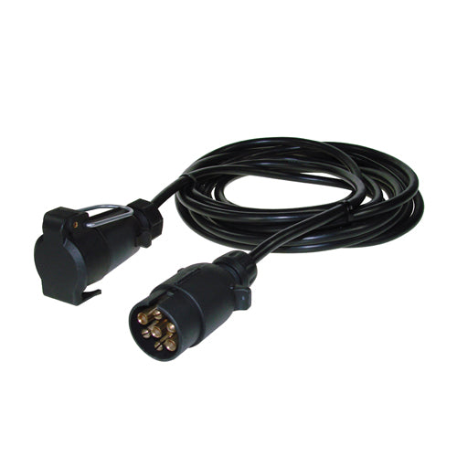 Maypole 3m Straight Extension Lead - 7 Pin Plug to 7 Pin Flying Socket - MP587