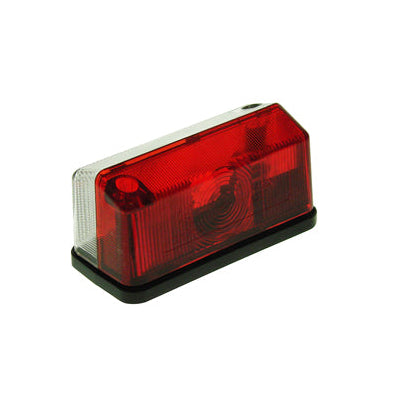 Maypole 12V Radex Red/White Outline Marker Lamp