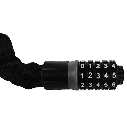 Maypole 6mm Security Chain with Combination Lock (1m)