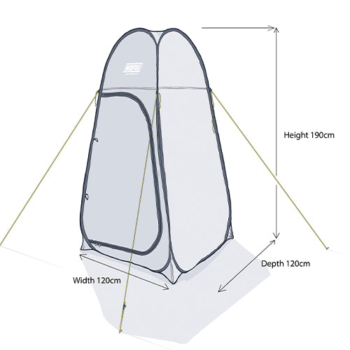Maypole Pop-up Toilet/Storage Tent