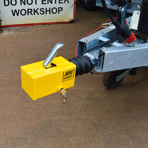 Maypole Strongbox Hitch Lock - for Alko, Steelpress & Knott pressed steel hitches