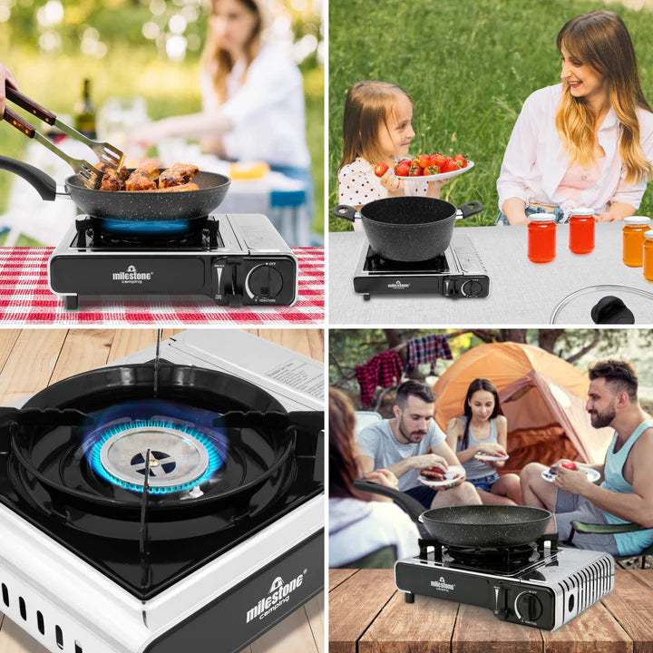 Milestone Portable Camping Gas Stove - Available in store only