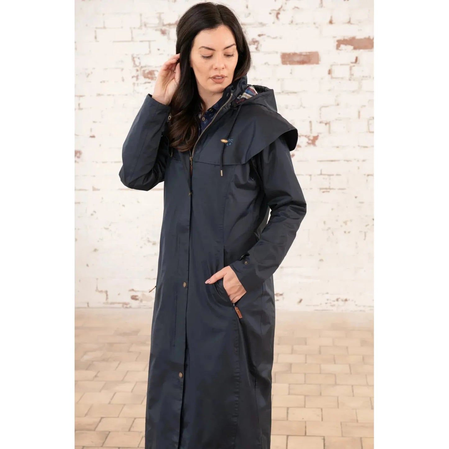 Lighthouse Women's Outback Full Length Waterproof Raincoat - Nightshade