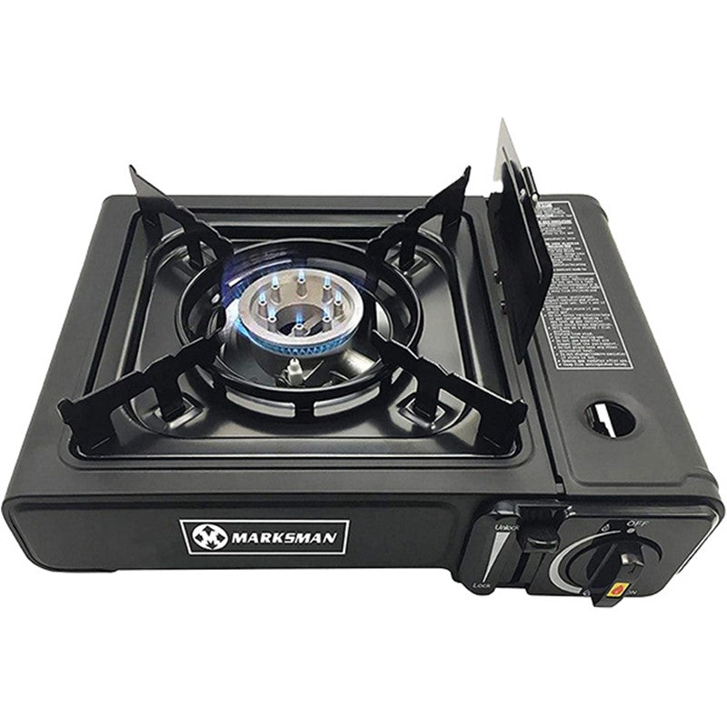 Marksman Portable Gas Stove with Auto Safety Shut Off