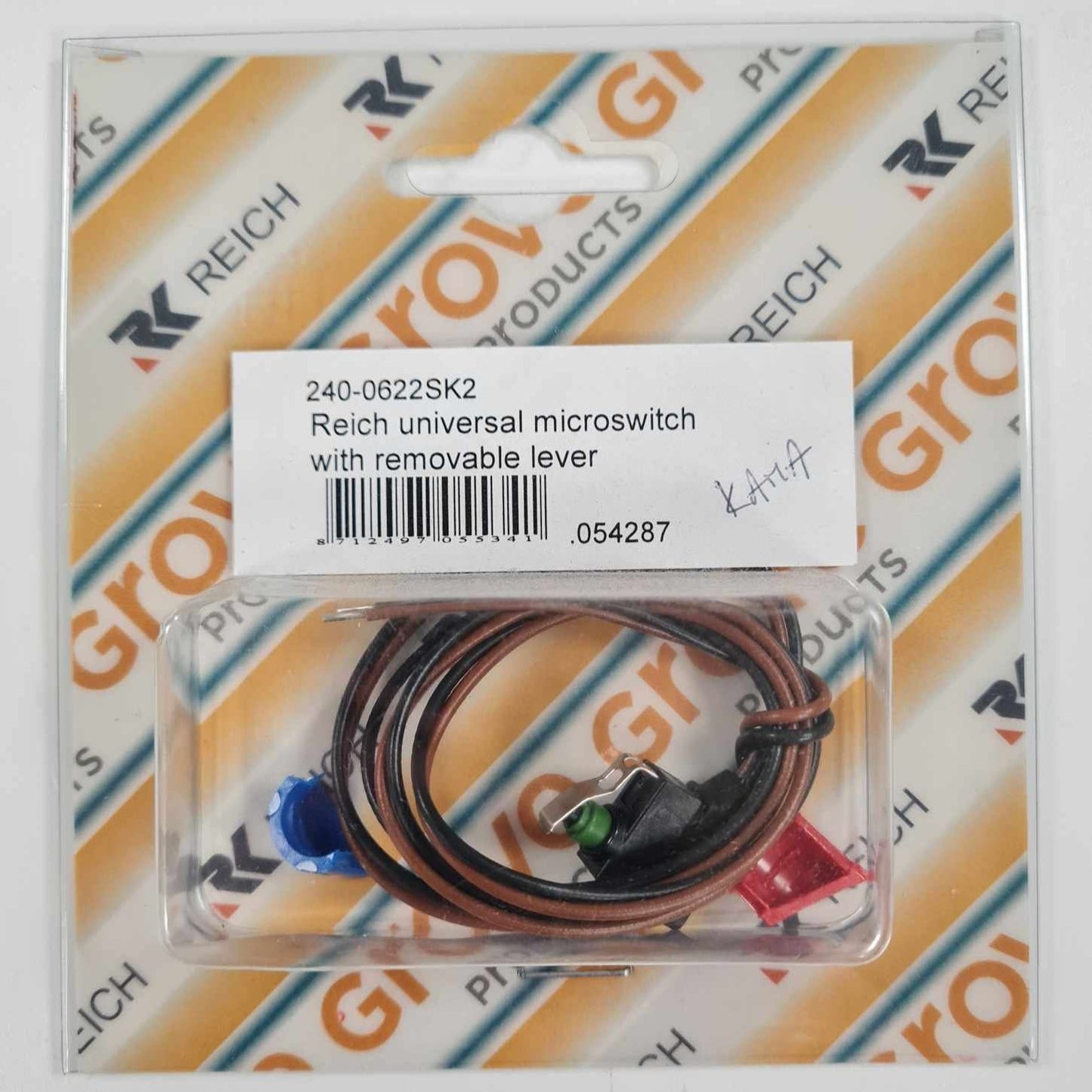 Reich Universal Microswitch with removable lever - Kama Tap - 240-0622SK2