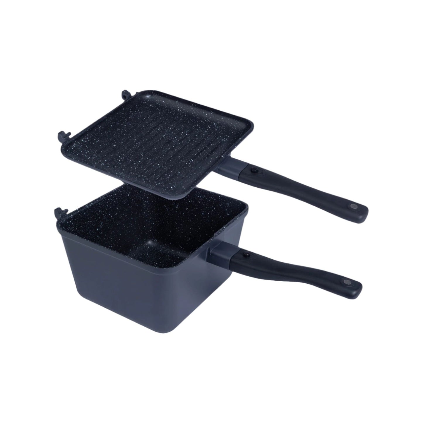 RidgeMonkey Connect Deep Pan & Griddle - XL- Granite Edition