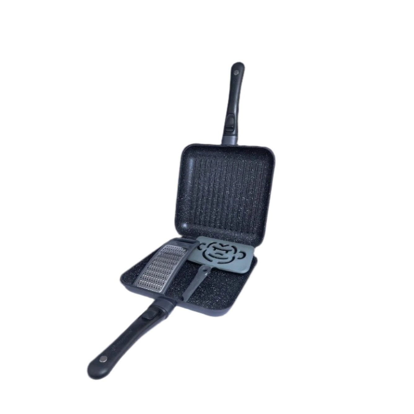 RidgeMonkey Connect Pan & Griddle - XXL - Granite Edition