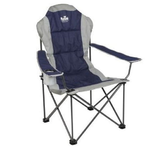 Royal Leisure President Chair - Blue and Grey - Available in store only