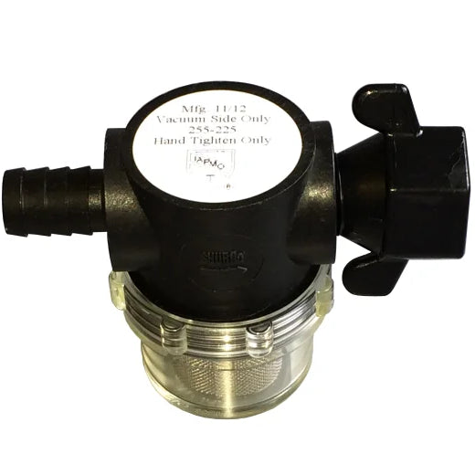 Shurflo Wing Nut Filter 1/2" Barb - 255-225