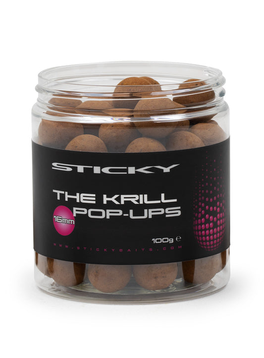 Sticky Baits - The Krill Pop Ups - 100g Tub