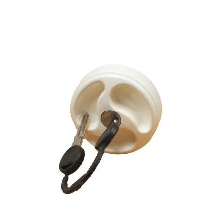 Trigano Water Fill Cap Only - includeds Barrel & Keys - White