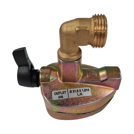 Truma 27mm Clip-On Adaptor 90º Elbow