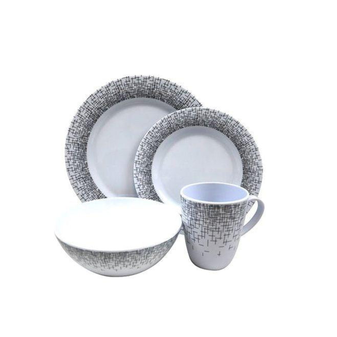 Vango Alfresco 16 Piece Dining Set - Deep Grey - Available in store only