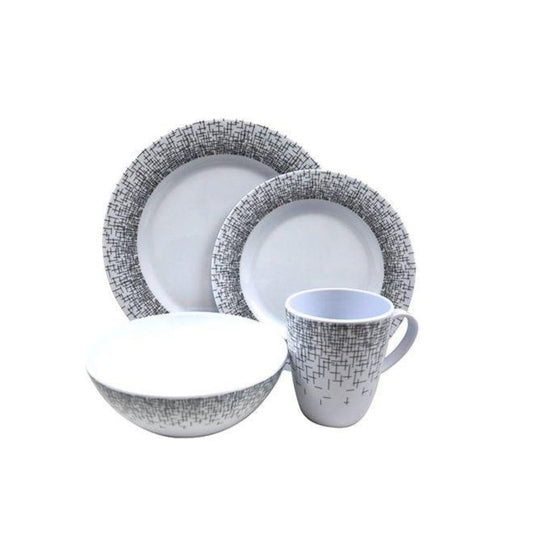Vango Alfresco 16 Piece Dining Set - Deep Grey - Available in store only