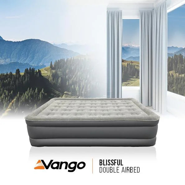 Vango Blissful Double Airbed - Nocturne Grey - Available in store only