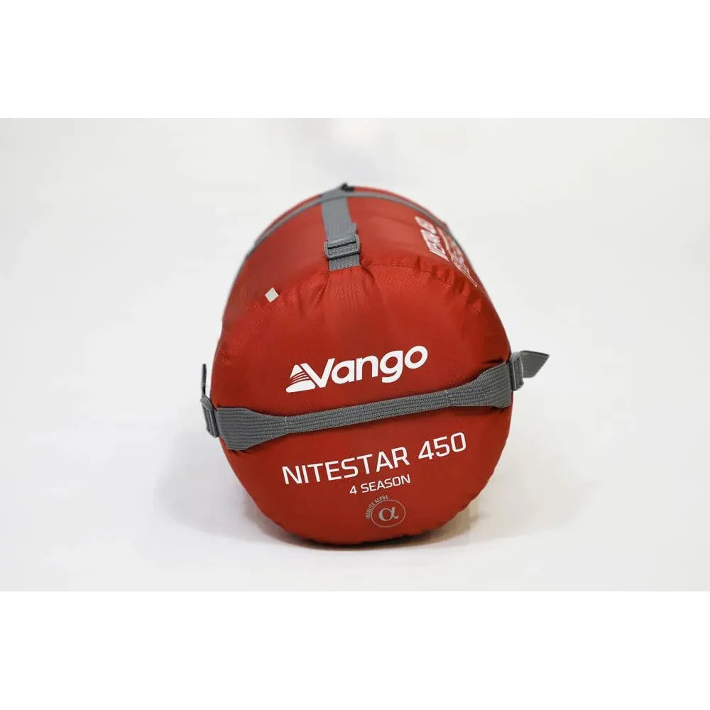 Vango Nitestar Alpha 450 - 4 Season Sleeping Bag - Harissa