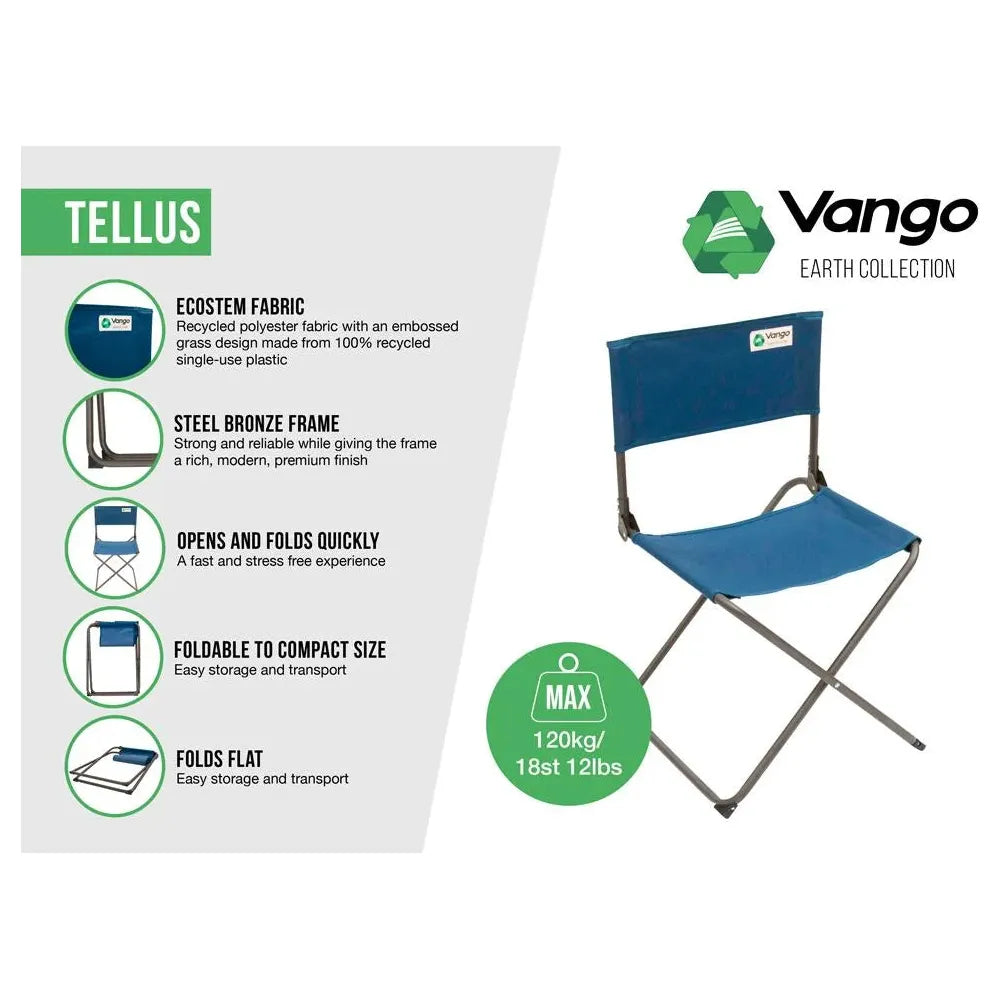 Vango Tellus Chair - Moroccan Blue - Available in store only
