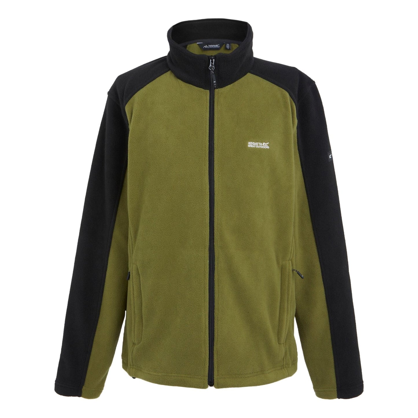 Regatta Men's Hedman II Heavyweight Full Zip Fleece - Nephrite Green/Black