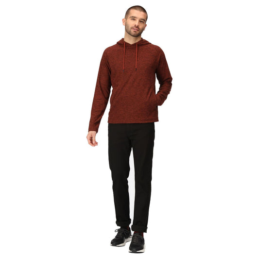 Regatta Men's Edley Fleece Hoodie - Burnt Henna