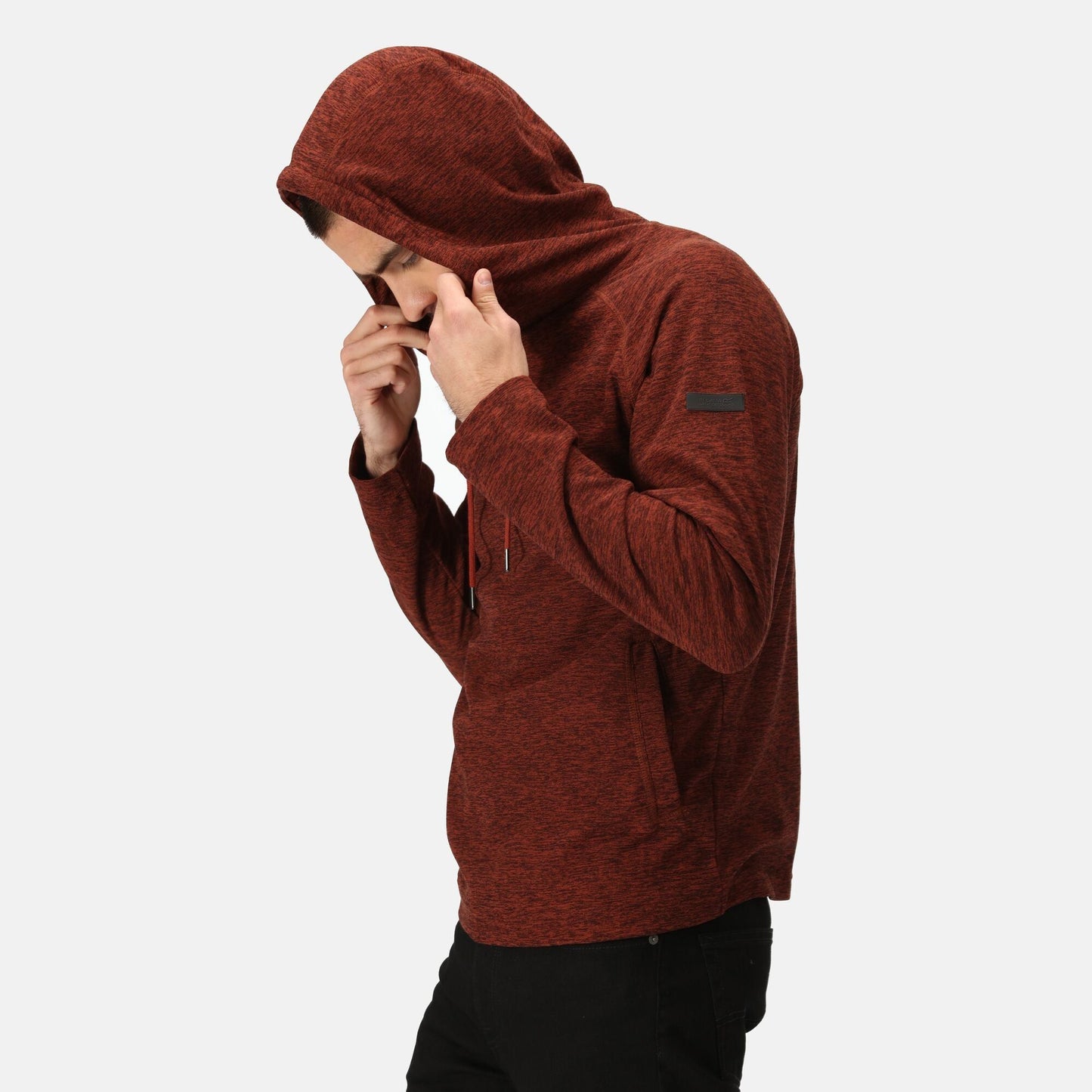 Regatta Men's Edley Fleece Hoodie - Burnt Henna