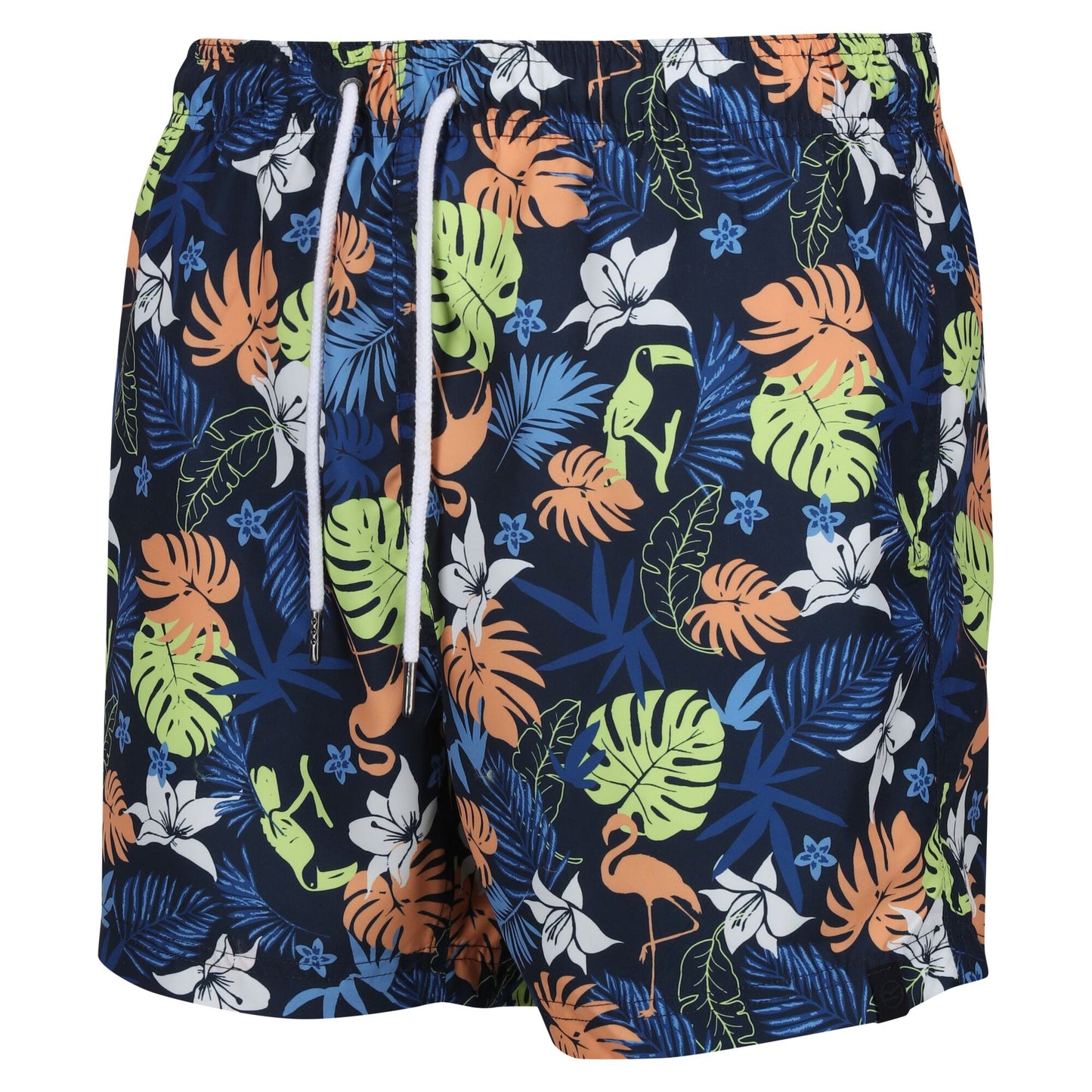 Regatta Men's Loras Swim Short - Navy Tropical Print