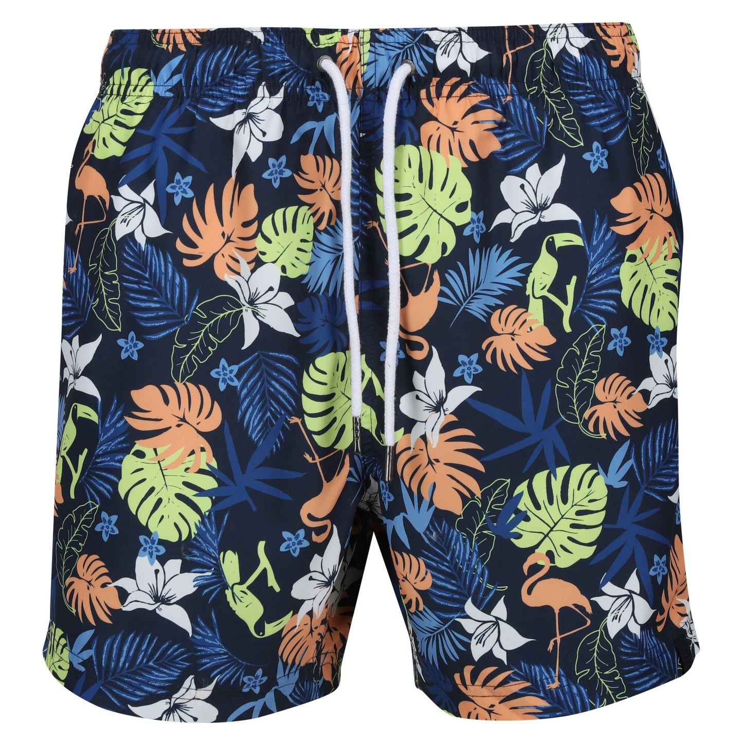 Regatta Men's Loras Swim Short - Navy Tropical Print