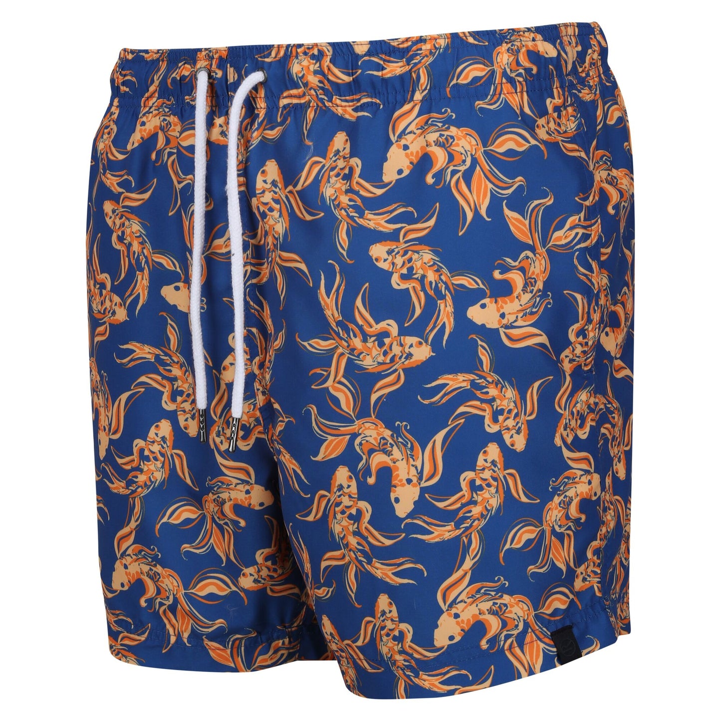 Regatta Loras Swim Shorts - Royal Blue Carp Print