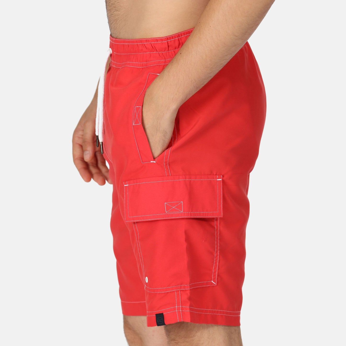 Regatta Men's Hotham IV Board Shorts - Rococco Red