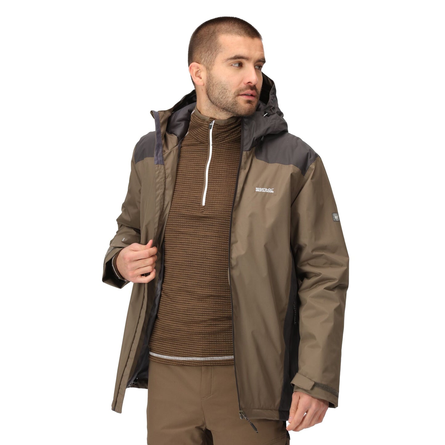 Regatta Men's Thornridge II Waterproof Insulated Jacket - Crocodile/Ash