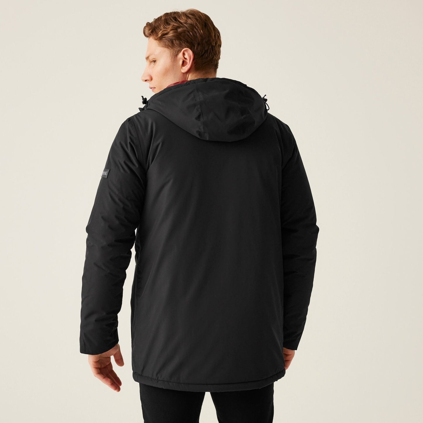 Regatta Men's Larrick II Waterproof Insulated Jacket - Black/Red Ochre