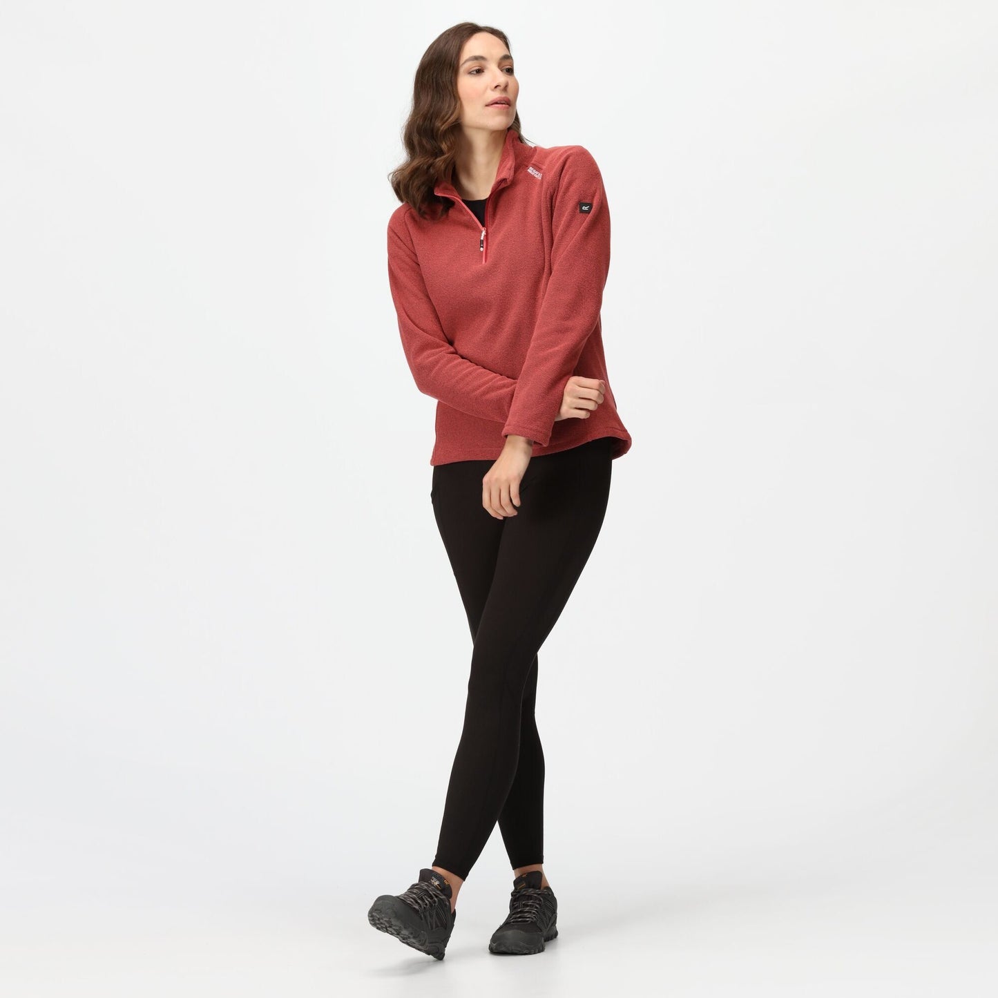Regatta Womens Kenger II Quarter Zip Fleece II - Mineral Red
