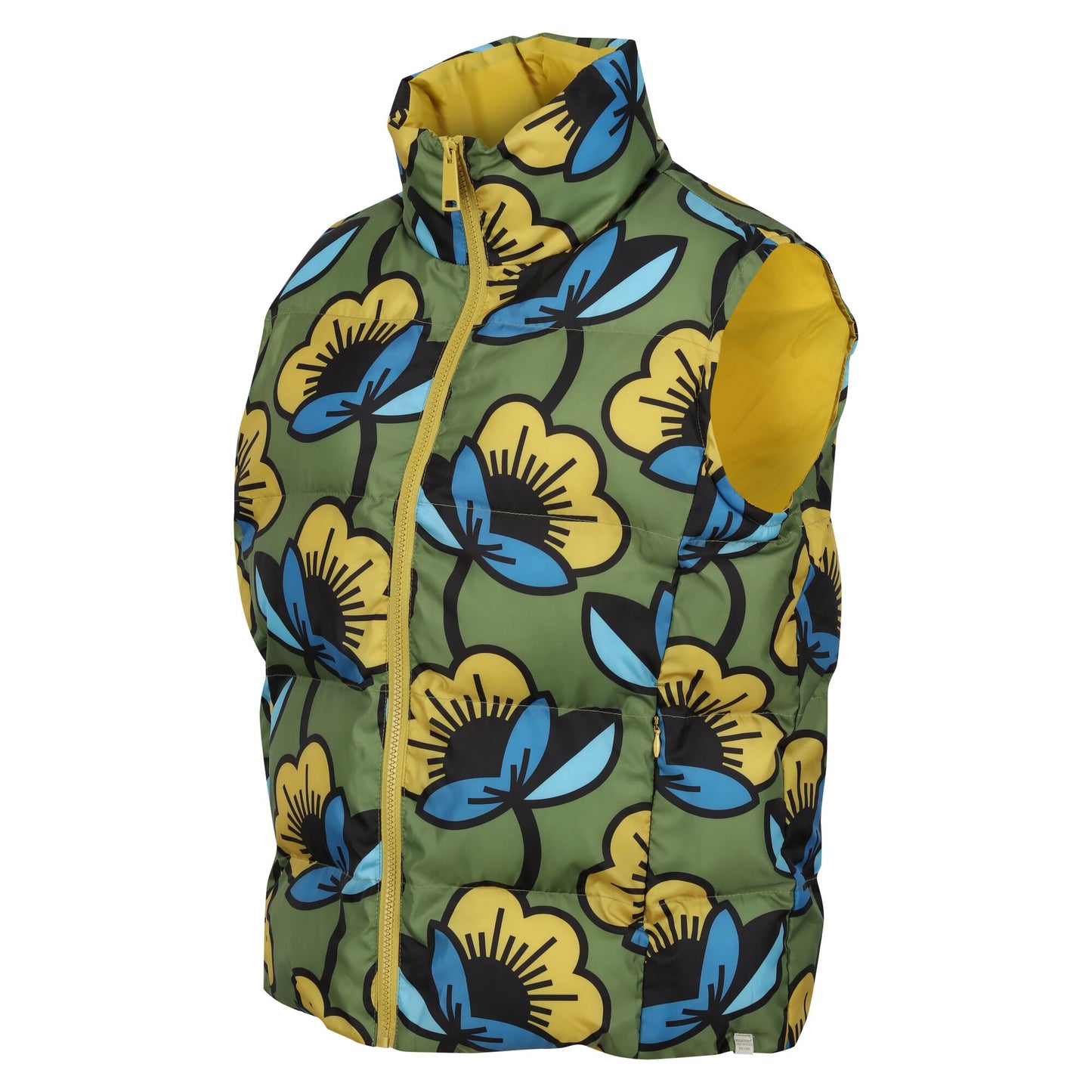 Orla Kiely Quilted Bodywarmer - Cardamom Seed Passion Flower