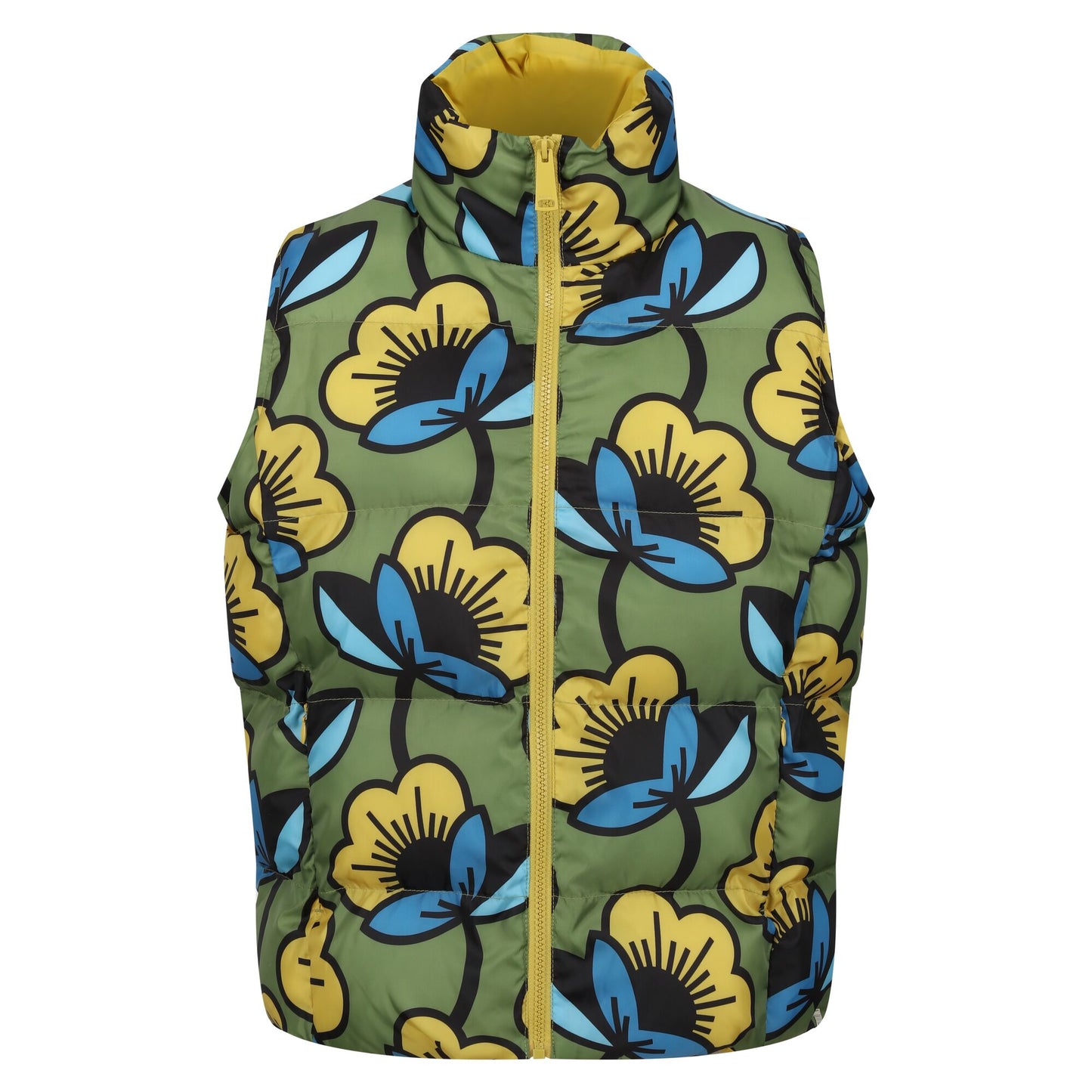 Orla Kiely Quilted Bodywarmer - Cardamom Seed Passion Flower