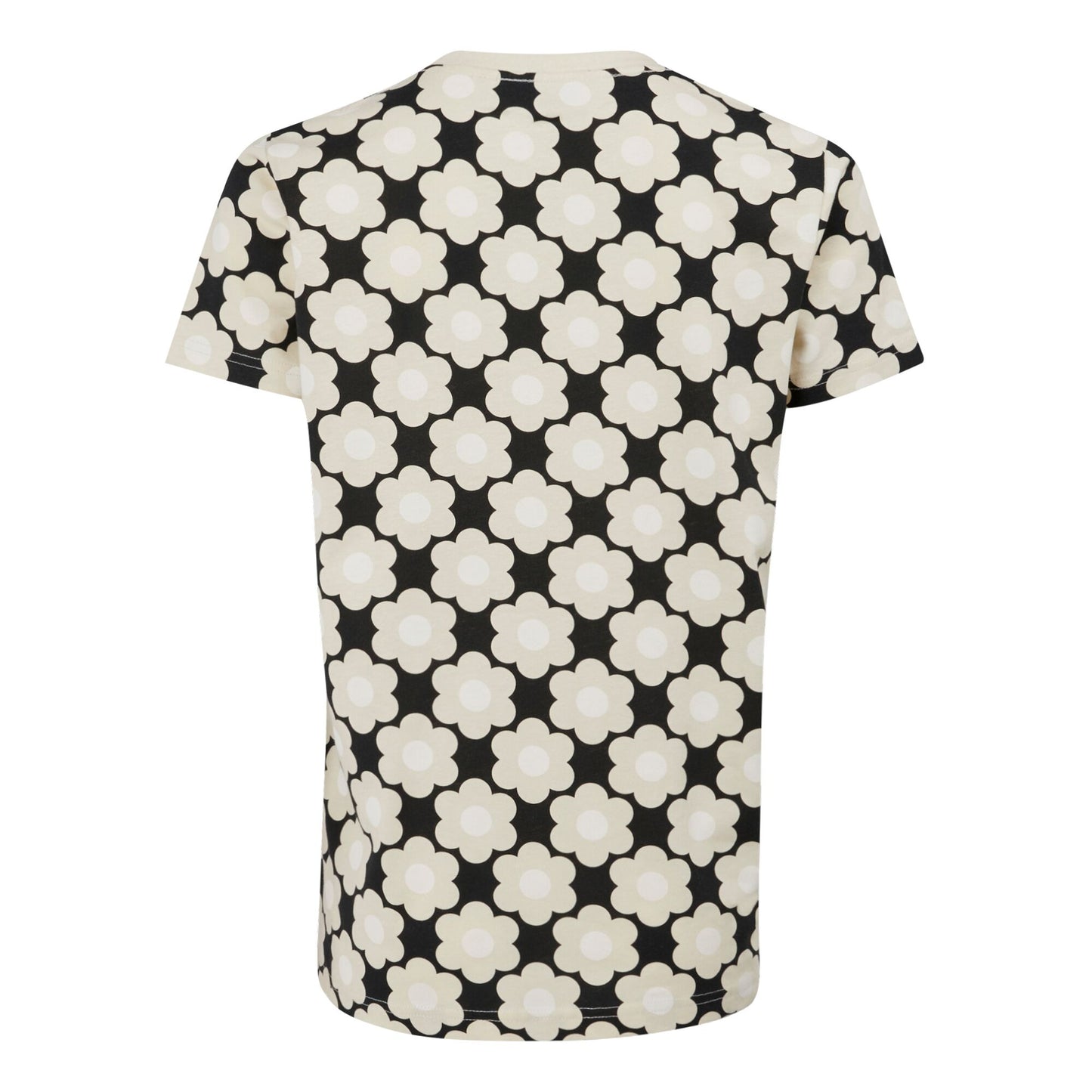Orla Kiely Tee Shirt - Black Sixties Daisy