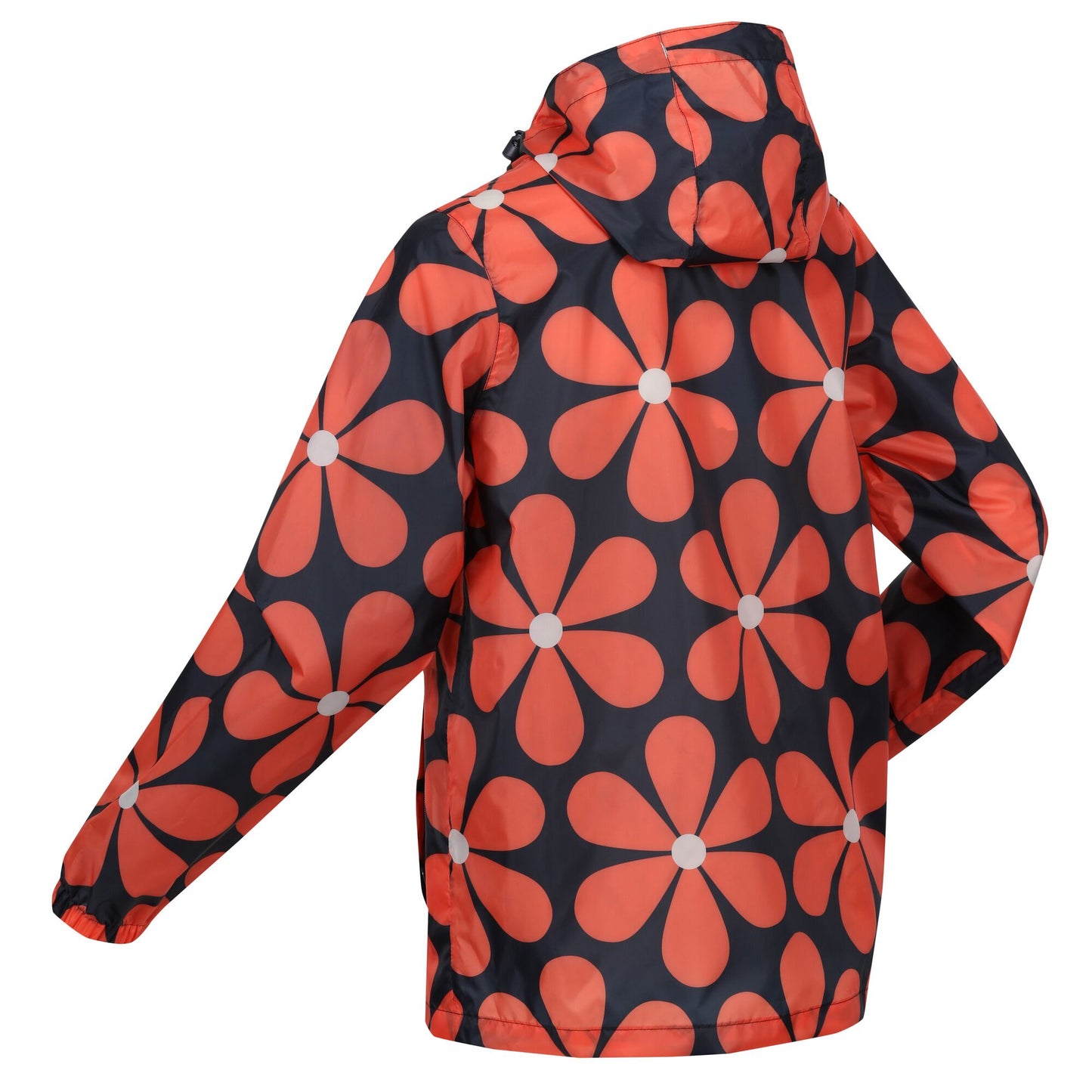 Orla Kiely Waterproof Pack-It Jacket - Navy Daisy