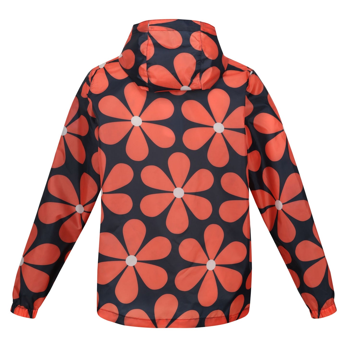 Orla Kiely Waterproof Pack-It Jacket - Navy Daisy