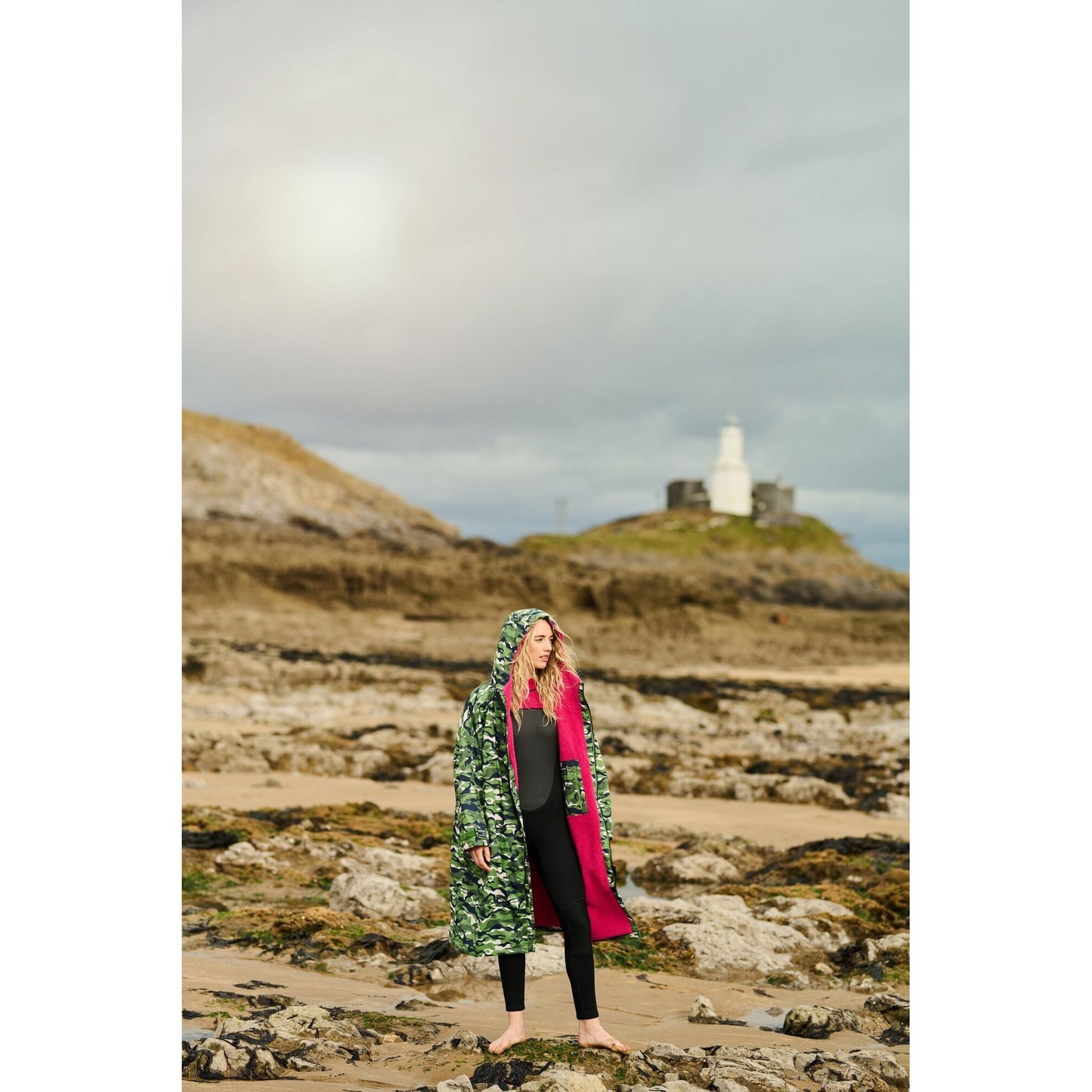 Regatta Adult Changing Robe - Cactus Camouflage