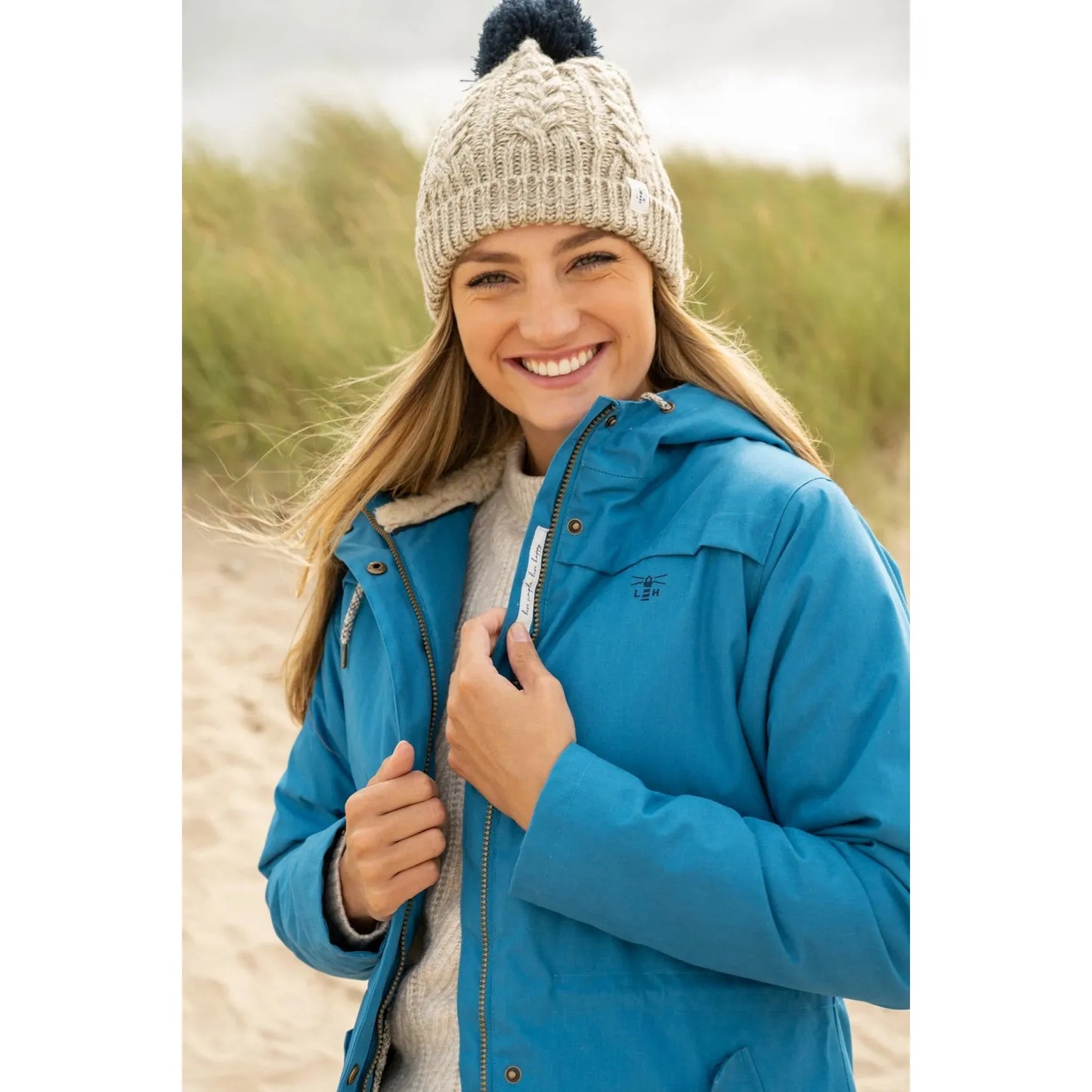 Lighthouse Abigail - Women's Waterproof 3/4 length Coat - Teal