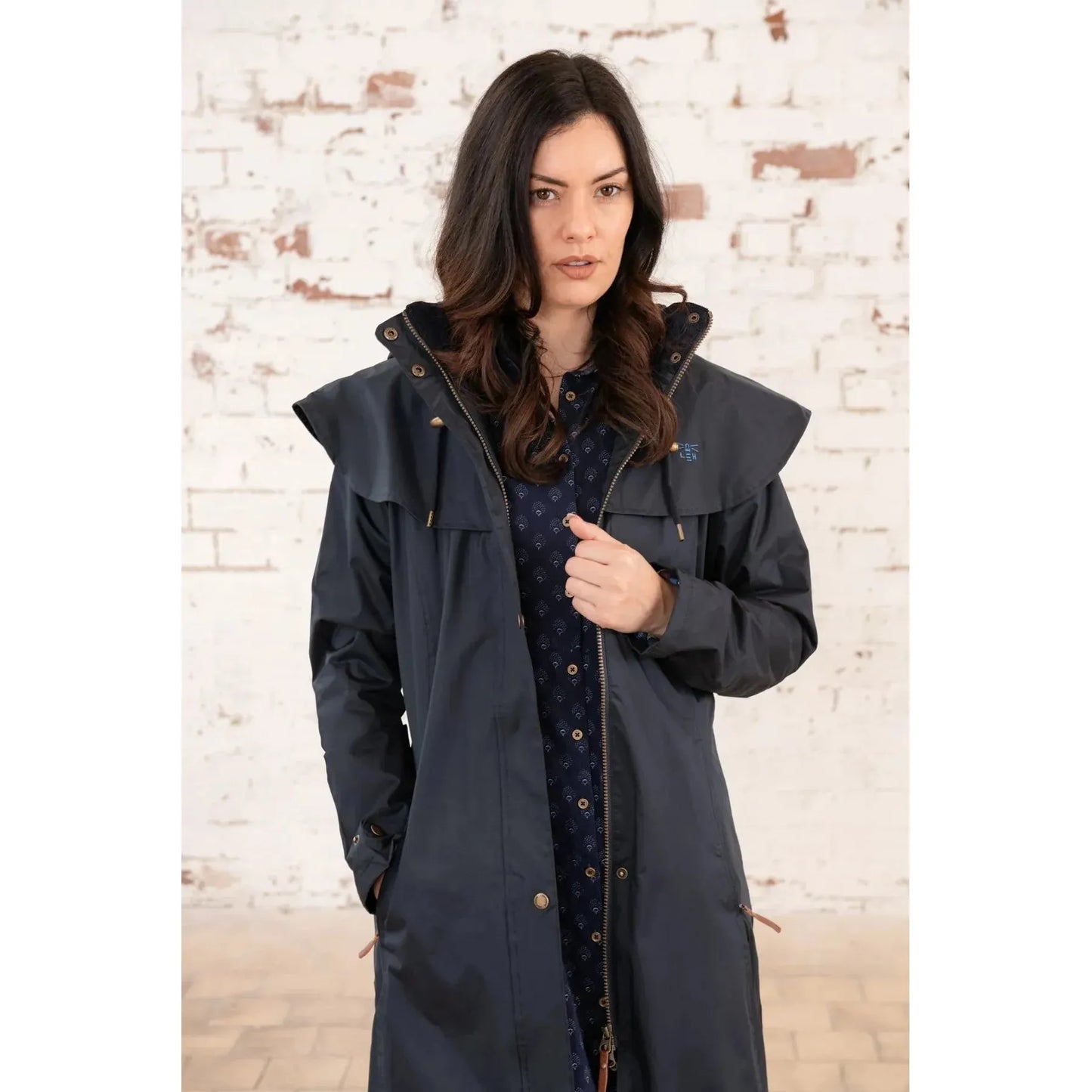 Lighthouse Women's Outback Full Length Waterproof Raincoat - Nightshade